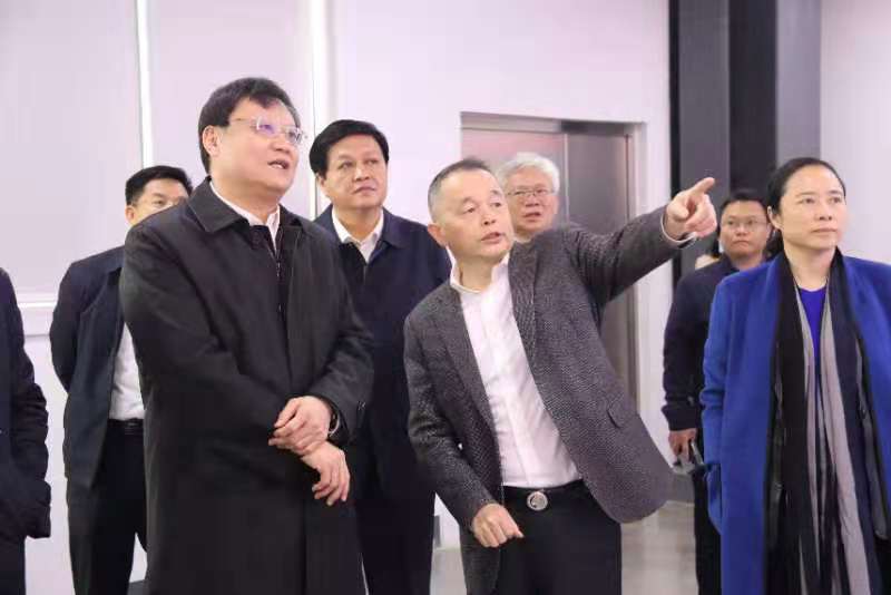 湖南省委常委、省國資委書記等赴邵陽調(diào)研國資國企工作方案考察團(tuán)來我公司調(diào)研